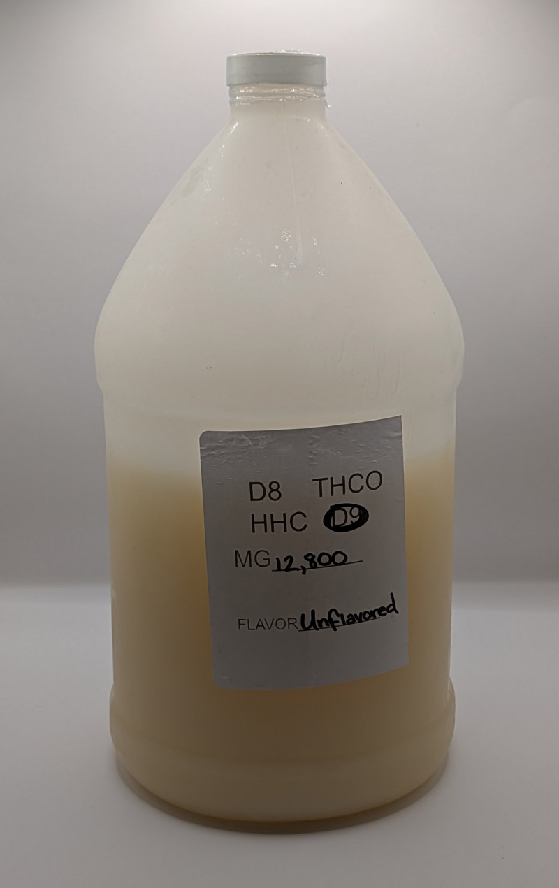 1 Gallon of Flavorless Hemp Derived Syrup 12800mg of THC